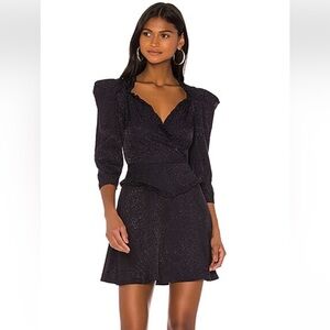 LPA Arabella Dress In Navy Mini Sz M | Revolve